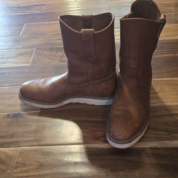 Red Wing Shoes Brown Leather Boots - Picture 2 of 4